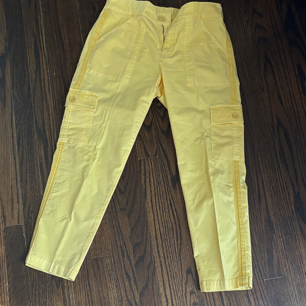 Women's Yellow Cargo Pants